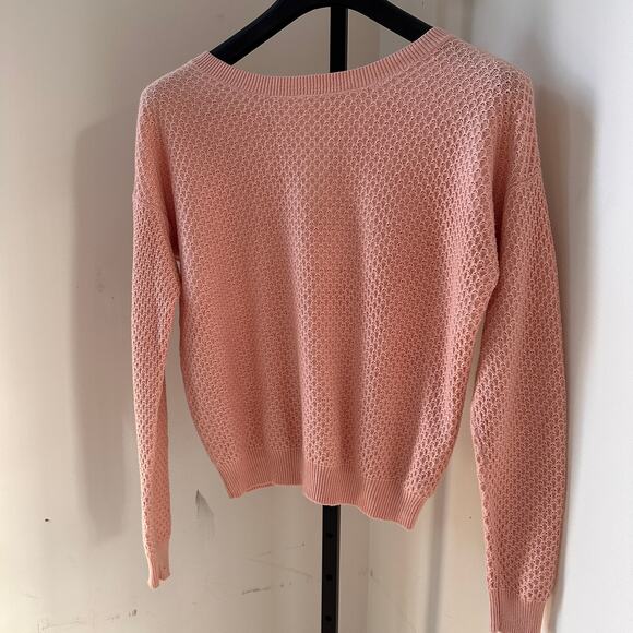 Kimchi Blue Small Pink Sweater Ultra-Soft Textured Knit Urban Outfitters - Picture 1 of 7